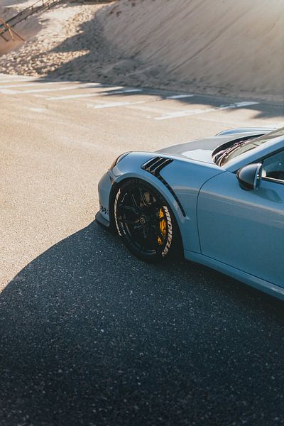Porsche GT3 RS on the Maasvlakte by Sebastiaan van 't Hoog