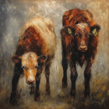 2 koe kalfjes 2 van Marjolein Deelen