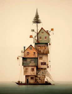 Schwimmendes Traumhaus