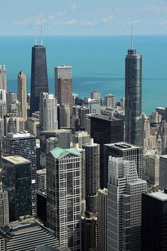 Chicago vanaf de Willistower van Henk Poelarends