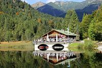 Der Pflegersee bei Garmisch, Bayern