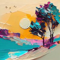 Sunset in paradise