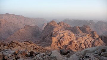 'Sinaï gebergte', Mozesberg- Egypte  van Martine Joanne