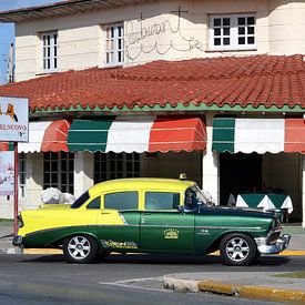 Oude taxi op Cuba van Aart Reitsma