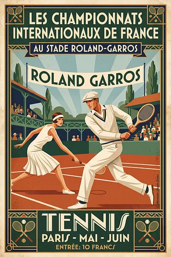 Tennis in Frankrijk Vintage