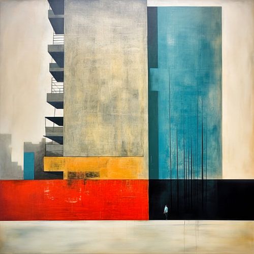 Eenzaamheid in een moderne stad