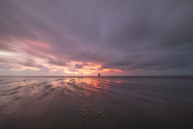 Sonnenuntergang auf dem Engländer-Teller von Peter Kuipers