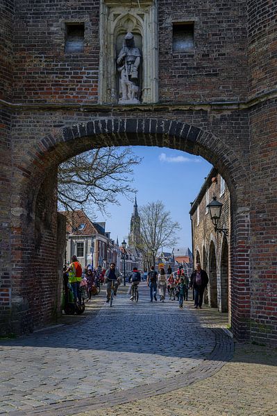 Oostpoort in Delft von Peter Bartelings