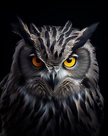 Portrait d'une chouette