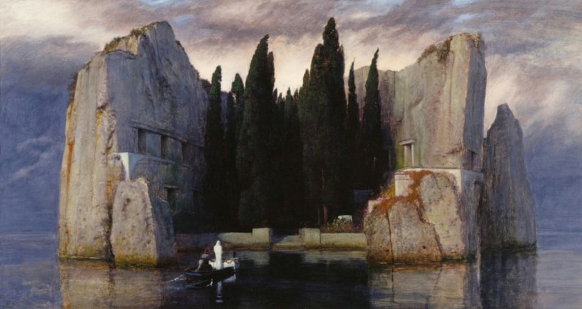 Arnold Böcklin. Die Toteninsel von 1000 Schilderijen