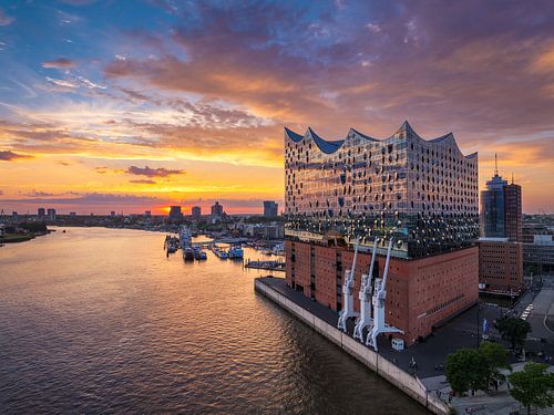 Elbphilharmonie in Hamburg, Duitsland