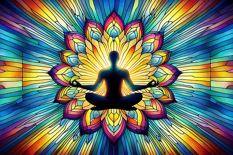 Méditation et énergie : Kaléidoscope de l'esprit par artefacti