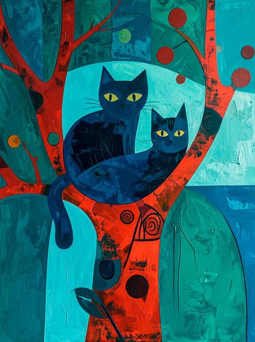 Cats in the tree