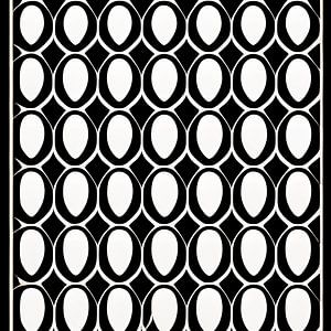 Jeu de formes noires et blanches - Décoratif abstrait géométrique sur Lily van Riemsdijk - Art Prints with Color
