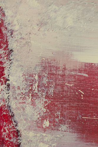 abstract red/white
