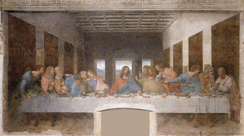 Das letzte Abendmahl, Leonardo da Vinci. von Meisterhafte Meister