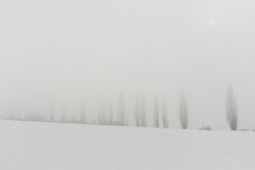 limburgs toscane in de sneeuw van Francois Debets
