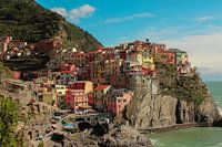 Schöne Aussicht in Manarola, Cinque Terre, Italien