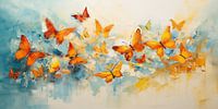 Dance of the Sun butterflies by Emil Husstege thumbnail