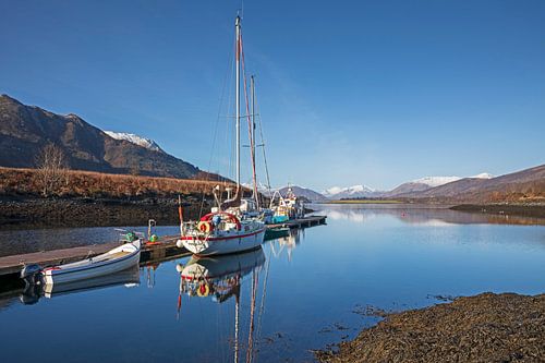 Ballachulish Marina on Loch Leven; Lochaber; Scotland; UK