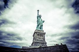 Statue of Liberty New York Photo – Wall Decoration Canvas Acrylic Glass 11 by FotoDennis.com | Werk op de Muur