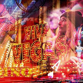Viva Las Vegas collage van Keesnan Dogger Fotografie