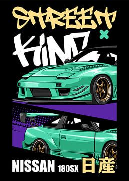 Nissan 180SX JDM Car sur Adam Khabibi