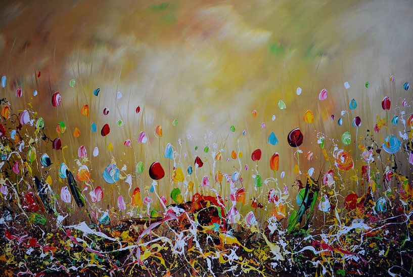 Flowers by Gena Theheartofart
