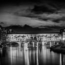 FLORENCE Ponte Vecchio bij zonsondergang van Melanie Viola thumbnail