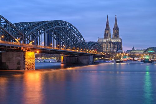 Cologne Cathedral at the blue hour