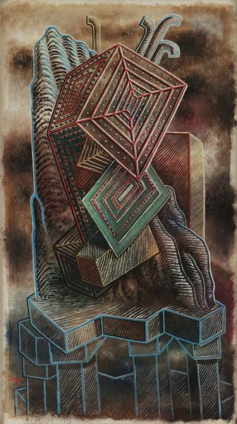Der Quadrant der Hoffnung, Alberto Savinio, 1928 von Atelier Liesjes