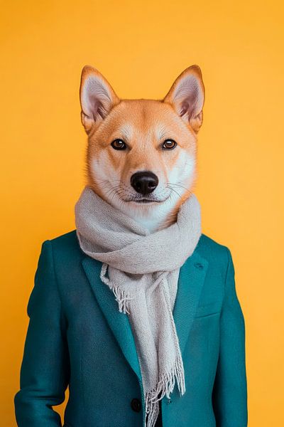 Canaan Dog by Poster Art Shop