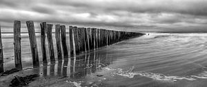 Cadzand - Stormy Beach (SW) sur Joram Janssen