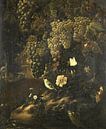 Grapes, flowers and animals, Isac Vromans by Meesterlijcke Meesters thumbnail