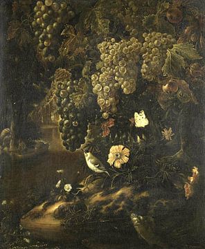 Grapes, flowers and animals, Isac Vromans