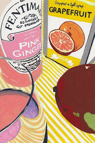 Fentimans Roze Gember van Studio Mandariini