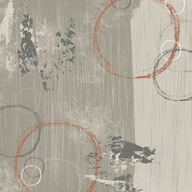 Formes arrondies et lignes modernes dans des couleurs douces et terreuses sur Imaginative