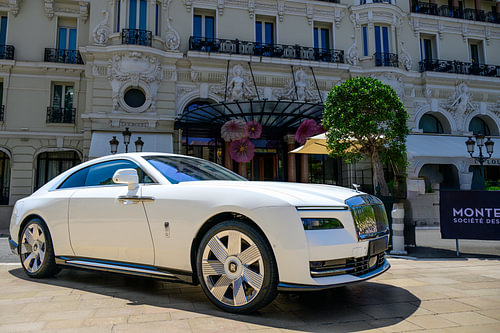 Rolls-Royce Spectre elektrische luxe coupé in Monaco