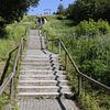 Der Weg zum Gipfel vom Kreuzberg in der Rhön von Martin Flechsig