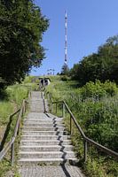 Der Weg zum Gipfel vom Kreuzberg in der Rhön