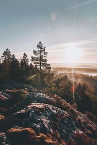 Sonnenaufgang nach Morgenwanderung