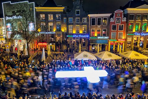 De processie van het evenement The Passion in Groningen