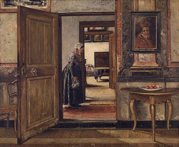 Henri De Braekeleer, Interior of the Terninckgesticht in Antwerp by Atelier Liesjes