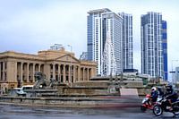 Old Parliament Building, Government and referendums, tourist Attractions, architectural solutions and urban environment, Colombo, Sri Lankan - October 21, 2022