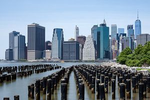 Skyline New York City van Bart van Dinten