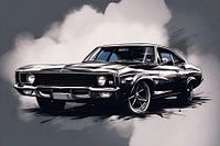 Schéma d'illustration de voiture