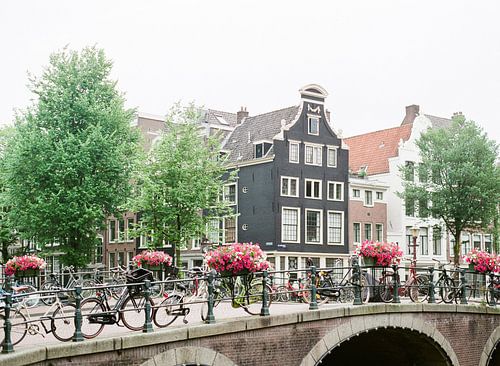 Amsterdam canals photographed analogously
