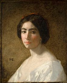 Head of a Woman, Thomas Couture