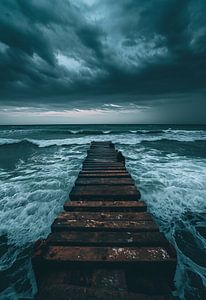 Strandspaziergang im Sturm