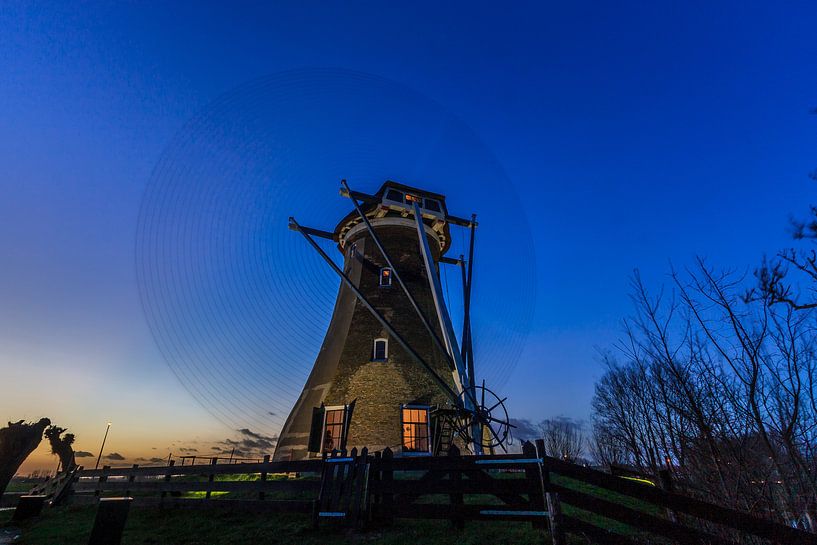 Boezemmolen no. 6 in actie von Stephan Neven